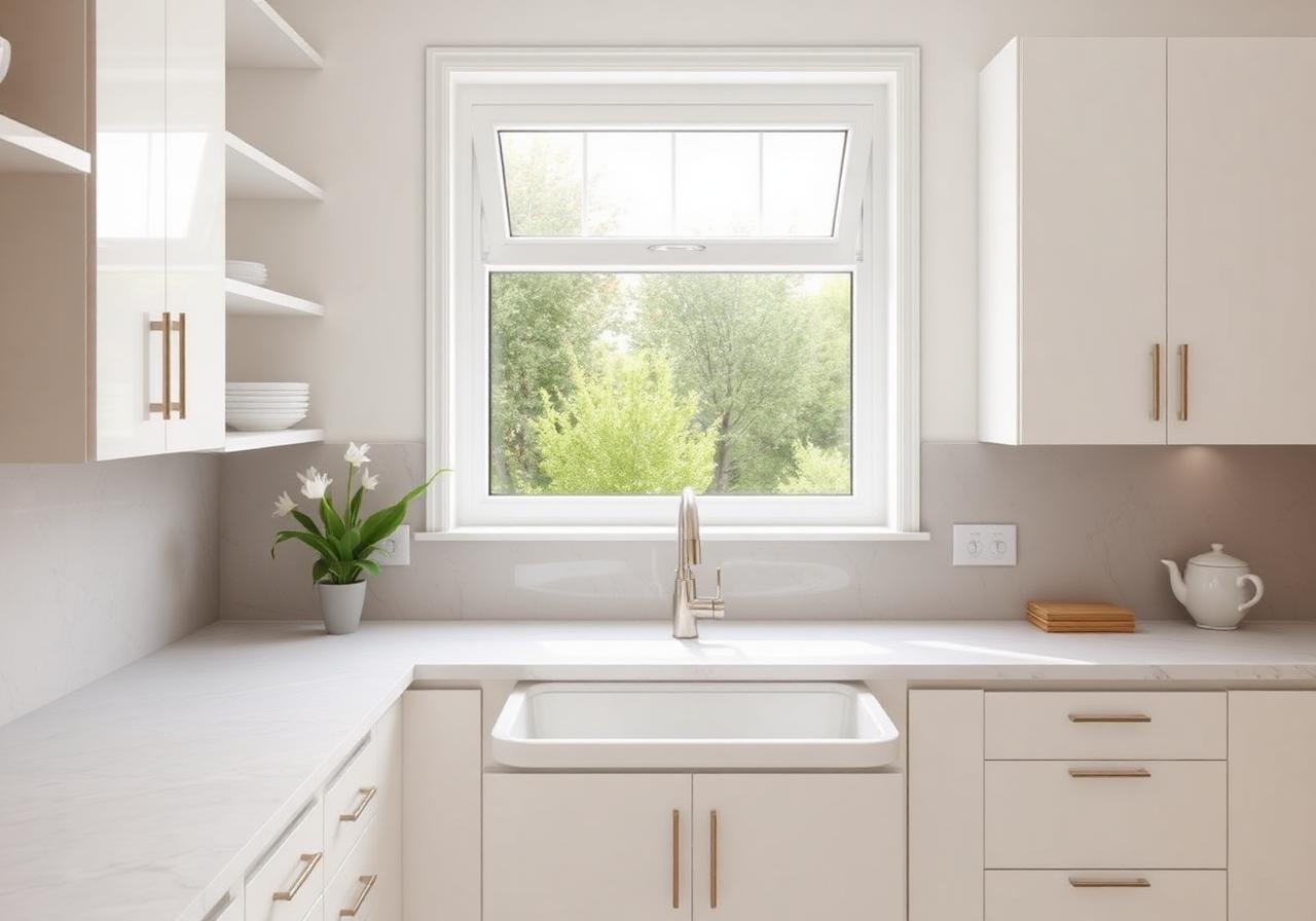 Tilt-and-Turn Kitchen Window — uPVC Tilt-Turn by Shiveraedge